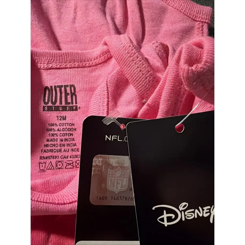 NFL x Disney Minnie Mouse Kansas City Chiefs Cotton Bodysuit